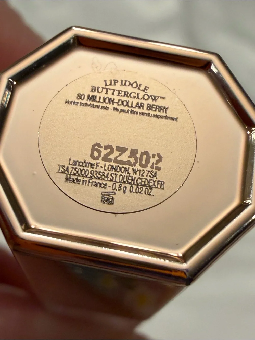 Lancome Lip Idole Butterglow 60 Million Dollar Berry Hydrating Lip Balm NWOB